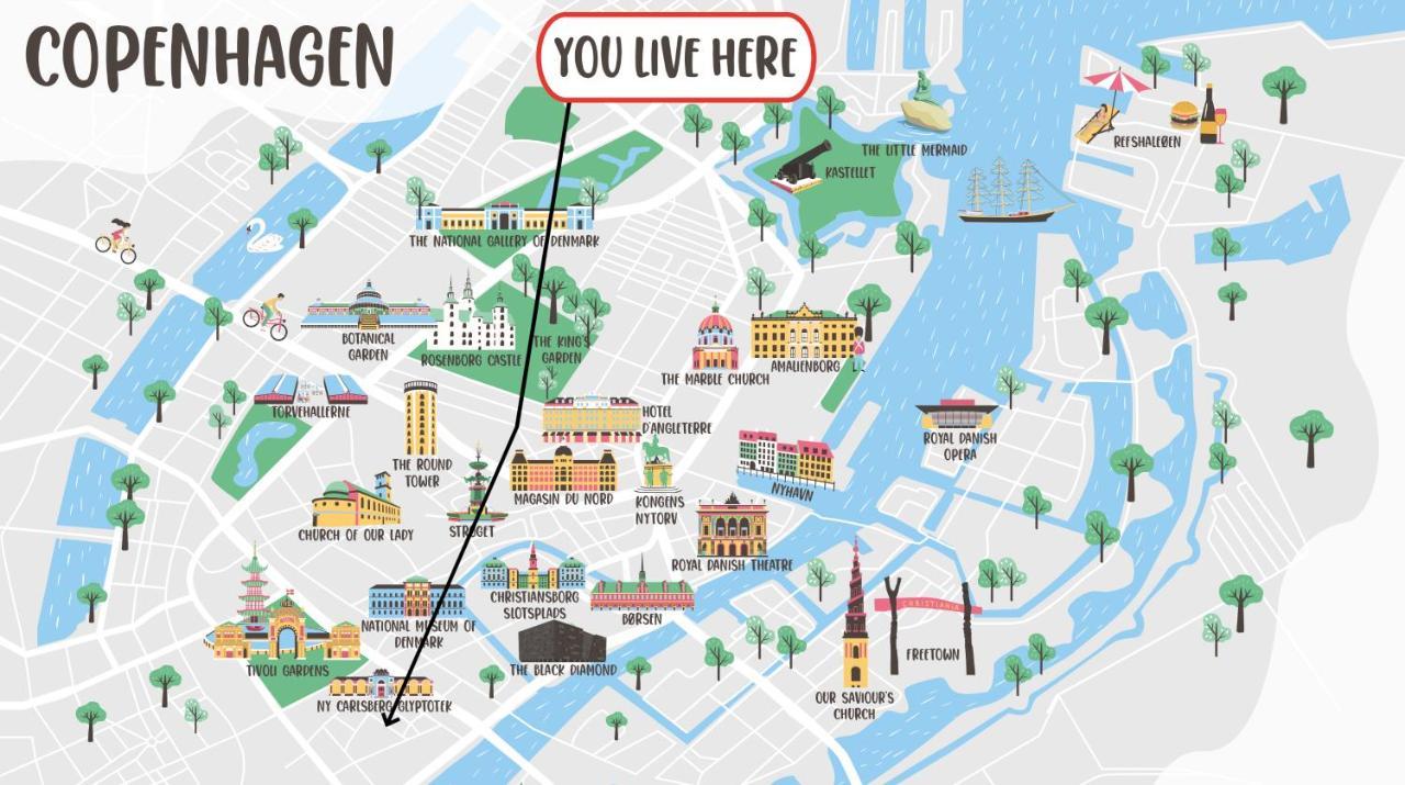 Xl Exclusive Penthouse By Copenhagen City & Tivoli Екстериор снимка